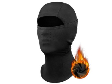 Balaclava para esqui, ciclismo e motocicleta Qunature 13230023010, tamanho M - preta Balaclava para esqui, ciclismo e motocicleta Qunature 13230023010, tamanho M - preta