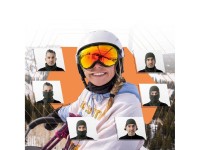 Balaclava para esqui, ciclismo e motocicleta Qunature 13230023010, tamanho M - preta Balaclava para esqui, ciclismo e motocicleta Qunature 13230023010, tamanho M - preta