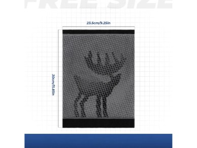 Qunature 11230014002 ski scarf, sports bandana, universal size - black Qunature 11230014002 ski scarf, sports bandana, universal size - black