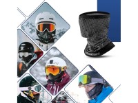 Pañuelo de esquí Qunature 11230014002, bandana deportiva, talla universal - negro Pañuelo de esquí Qunature 11230014002, bandana deportiva, talla universal - negro