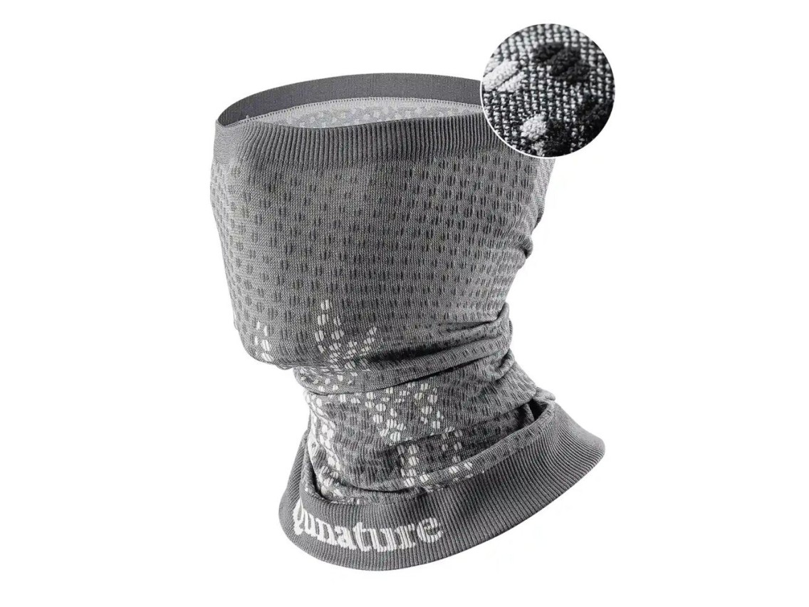 Pañuelo de esquí Qunature 11230014001, bandana deportiva, talla universal - gris