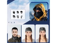 Pañuelo de esquí Qunature 11230014002, bandana deportiva, talla universal - negro Pañuelo de esquí Qunature 11230014002, bandana deportiva, talla universal - negro