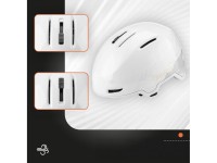 Casco de esquí Qunature 10130003002 con orejeras para snowboard de 54-58 cm - Blanco Casco de esquí Qunature 10130003002 con orejeras para snowboard de 54-58 cm - Blanco