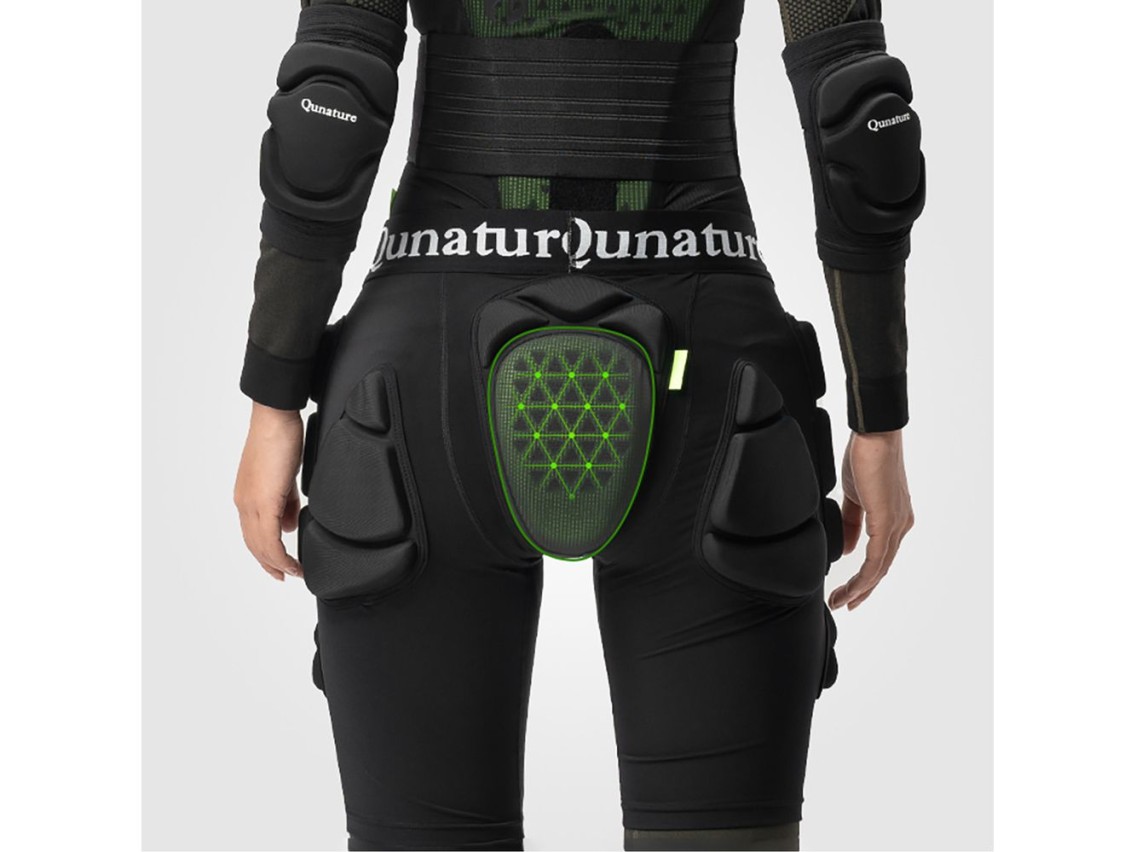 Protectores de cadera para esqu� Qunature - Nivel avanzado L (esqu�s, snowboard, patinaje) - Negro