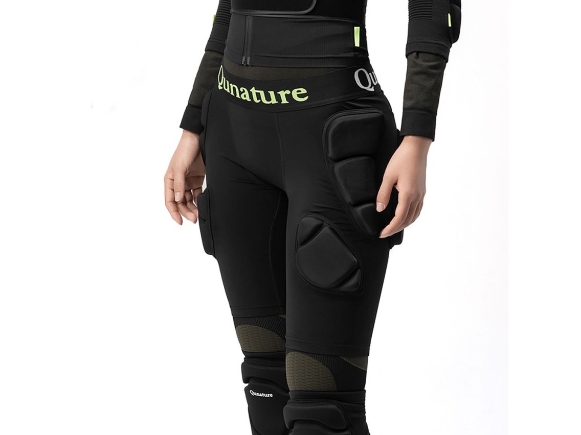 Protectores de cadera para esqu� Qunature - Nivel avanzado L (esqu�s, snowboard, patinaje) - Negro