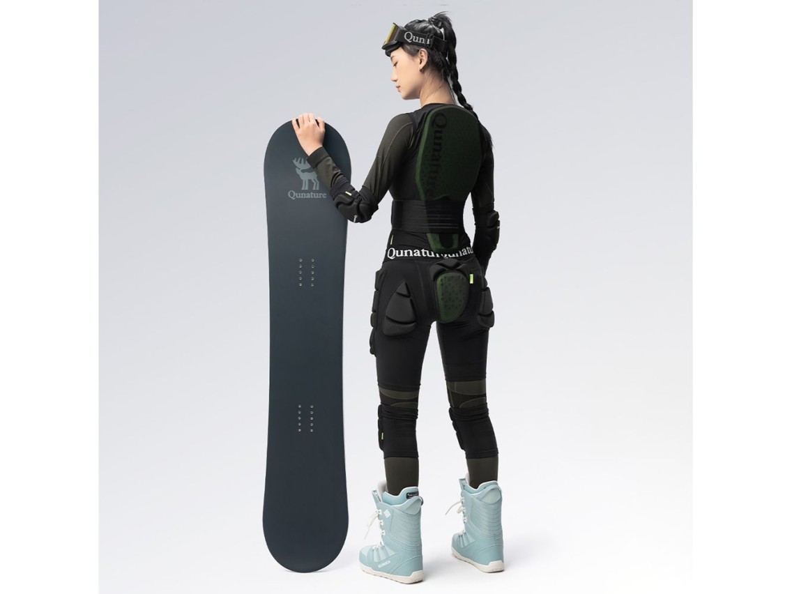 Protectores de cadera para esqu� Qunature - Nivel avanzado L (esqu�s, snowboard, patinaje) - Negro