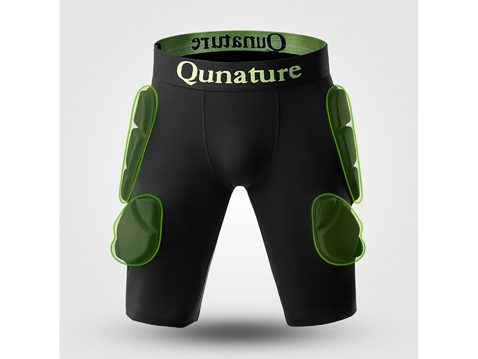 Protectores de cadera para esquí Qunature - Nivel avanzado L (esquís, snowboard, patinaje) - Negro