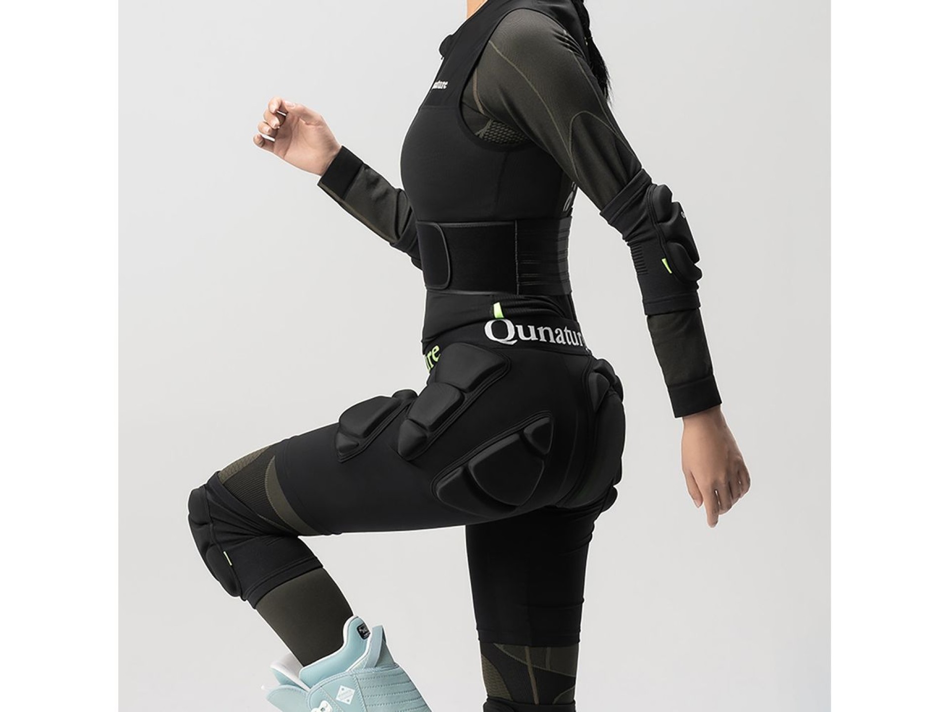 Protectores de cadera para esquí Qunature - Nivel avanzado L (esquís, snowboard, patinaje) - Negro