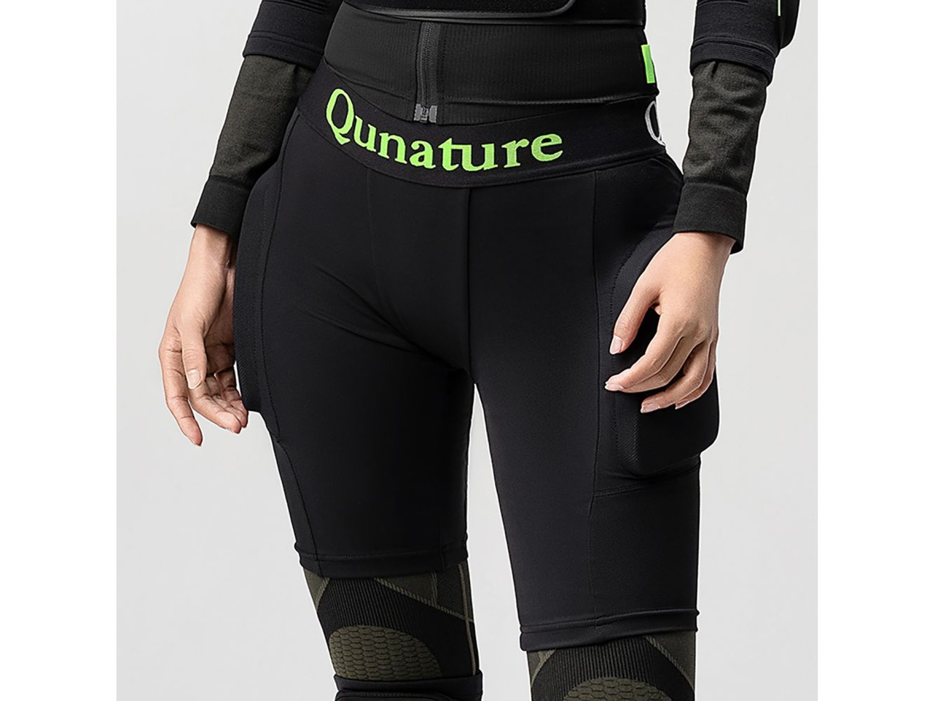 Protetores de quadril Qunature para esqui - Modelo básico tamanho M para esquis, snowboard e patins