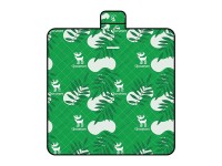 Qunature picnic mat waterproof camping blanket 2 x 2 m - green