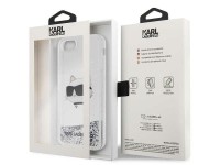 Karl Lagerfeld KLHCI8LNHCCS iPhone 7/8/ SE 2020/2022 plateado/plateado estuche rígido Glitter Choupe Karl Lagerfeld KLHCI8LNHCCS iPhone 7/8/ SE 2020/2022 plateado/plateado estuche rígido Glitter Choupe