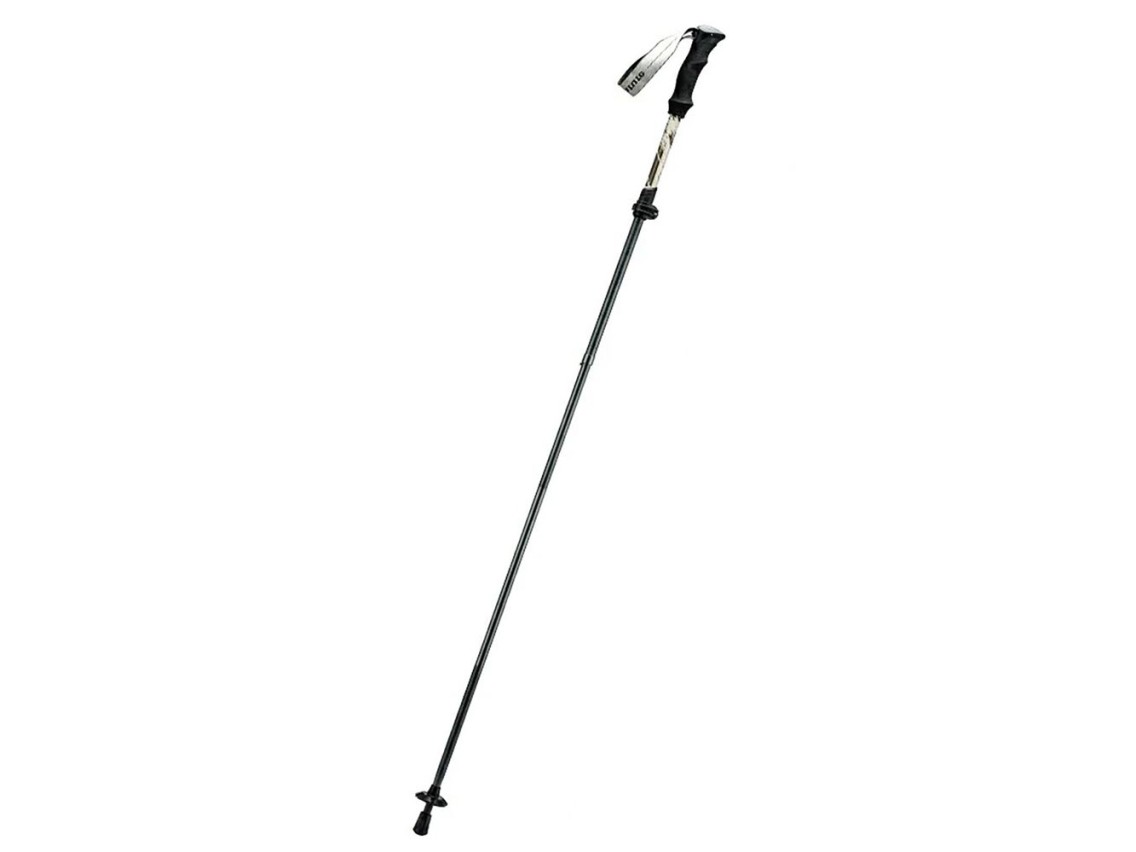 Bastão de caminhada nórdica Qunature em alumínio, 110-130 cm, 1 unidade - Marrom