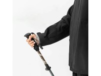 Bastão de caminhada nórdica Qunature em alumínio, 110-130 cm, 1 unidade - Marrom Bastão de caminhada nórdica Qunature em alumínio, 110-130 cm, 1 unidade - Marrom