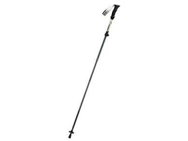 Bast�n de trekking Qunature Nordic Walking de aluminio, 110-130 cm, 1 unidad, color marr�n.