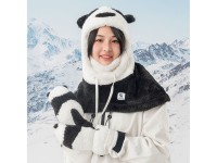 Qunature Panda Ski Gloves for Kids and Adults Size S - Black/White Qunature Panda Ski Gloves for Kids and Adults Size S - Black/White