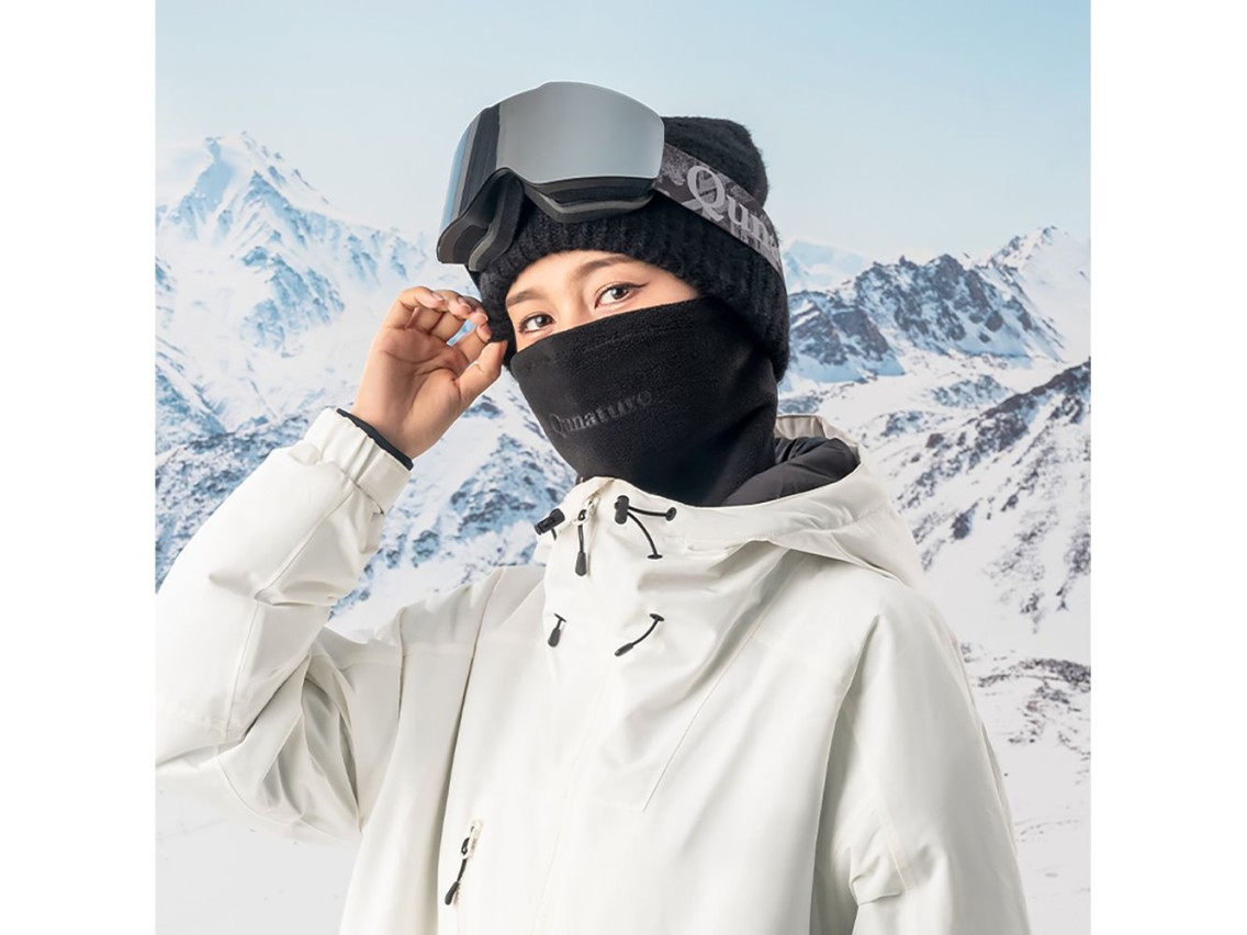 Qunature Oli Ski Neck Warmer Size L - Black