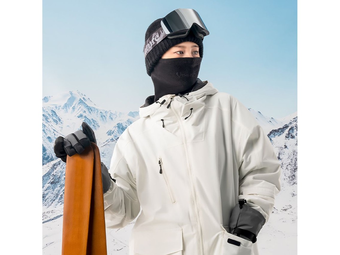 Qunature Oli Ski Neck Warmer Size M - Black