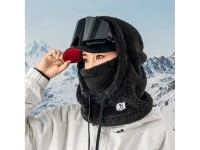 Qunature Arctic Velvet Ski Balaclava Size L - Black Qunature Arctic Velvet Ski Balaclava Size L - Black