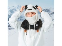 Qunature Panda Ski Balaclava for Kids/Adults Size M - Black/White Qunature Panda Ski Balaclava for Kids/Adults Size M - Black/White