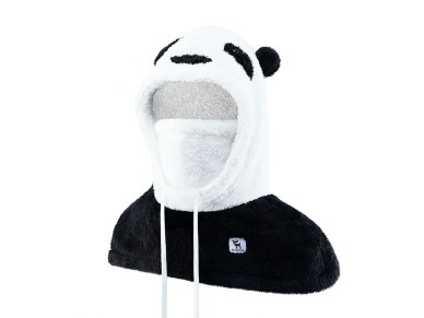 Pasamontañas de esquí Qunature Panda para niños/adultos, talla M - Negro/Blanco Pasamontañas de esquí Qunature Panda para niños/adultos, talla M - Negro/Blanco