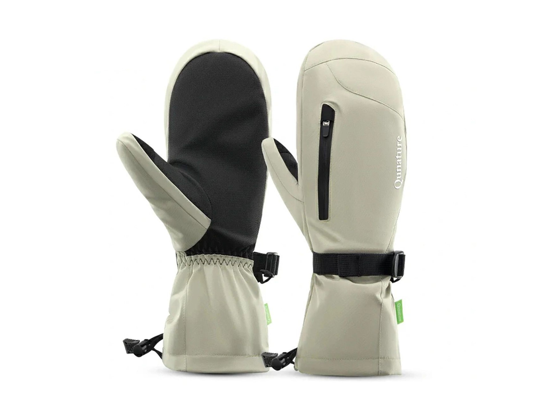 Qunature Full Length Ski Gloves Size L - Black