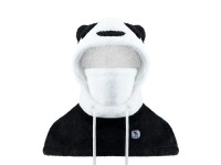 Balaclava de esqui Qunature Panda para crian�as/adultos, tamanho M - Preto/Branco
