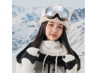 Qunature Pink Children's skiing goggles (medium/large children's version) Qunature Pink Children's skiing goggles (medium/large children's version)