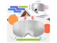 Qunature Pink Children's skiing goggles (medium/large children's version) Qunature Pink Children's skiing goggles (medium/large children's version)
