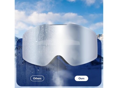 Qunature Black Frameless Ski Goggles - Black Qunature Black Frameless Ski Goggles - Black
