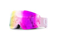Qunature Pink Frameless Ski Goggles - Pink Qunature Pink Frameless Ski Goggles - Pink