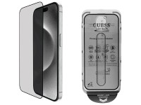 Protector de pantalla Guess con dise�o de privacidad 2.5D y cristal templado para iPhone 16 Pro