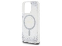 Capa MagSafe Guess Resin Gradient Glitter para iPhone 16 Pro - prata