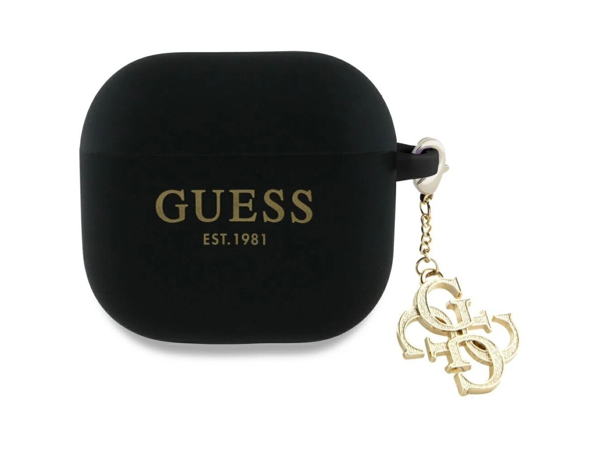 Capa Guess 4G Charm para AirPods 4 - Preta