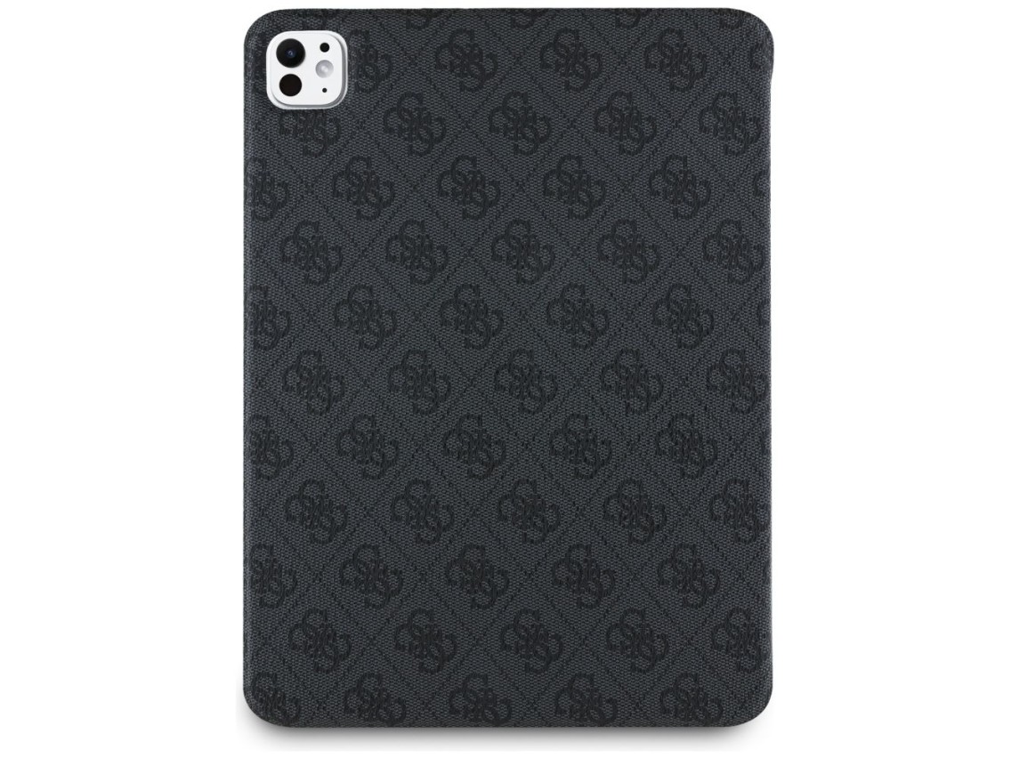 Guess GUFC11PM24PS4SGK iPad Pro 11" 2024 preto/preto magnético 4G com logotipo grande