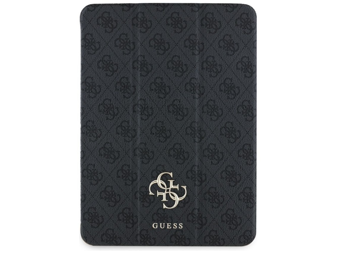 Guess GUFC11PM24PS4SGK iPad Pro 11" 2024 preto/preto magnético 4G com logotipo grande