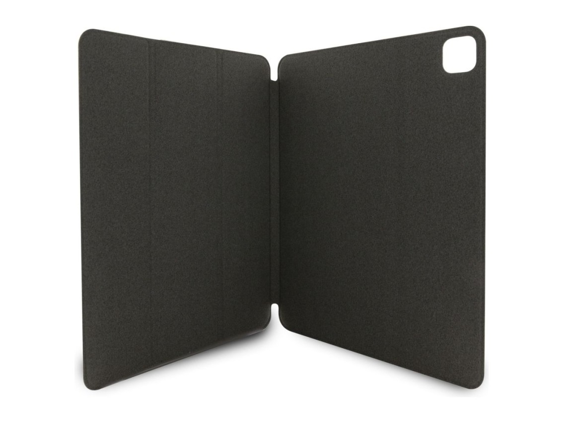 Guess GUFC13PM24PS4SGK iPad Pro 13" 2024 preto/preto magnético 4G com logotipo grande