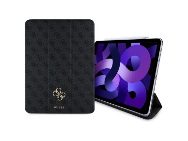 Guess GUFC13RM24PS4SGK iPad Air 13" 2024 preto/preto magn�tico 4G com logotipo grande