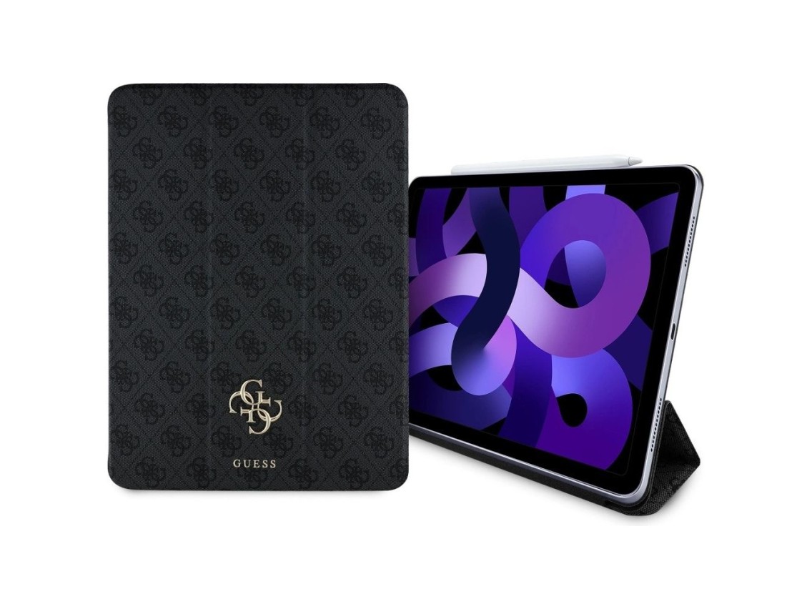 Guess GUFC13RM24PS4SGK iPad Air 13" 2024 black/black Magnetic 4G Big Logo