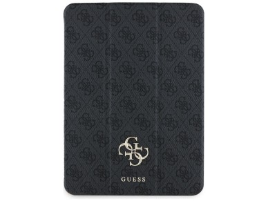 Guess GUFC11RM24PS4SGK iPad Air 11" 2024 preto/preto magn�tico 4G com logotipo grande