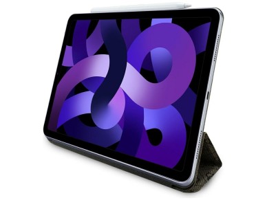 Guess GUFC13RM24PS4SGW iPad Air 13" 2024 marrom magn�tico 4G com logotipo grande
