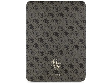 Guess GUFC13RM24PS4SGW iPad Air 13" 2024 marrom magn�tico 4G com logotipo grande