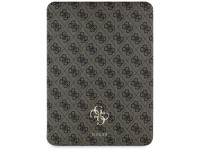 Guess GUFC13RM24PS4SGW iPad Air 13" 2024 marrom magn�tico 4G com logotipo grande