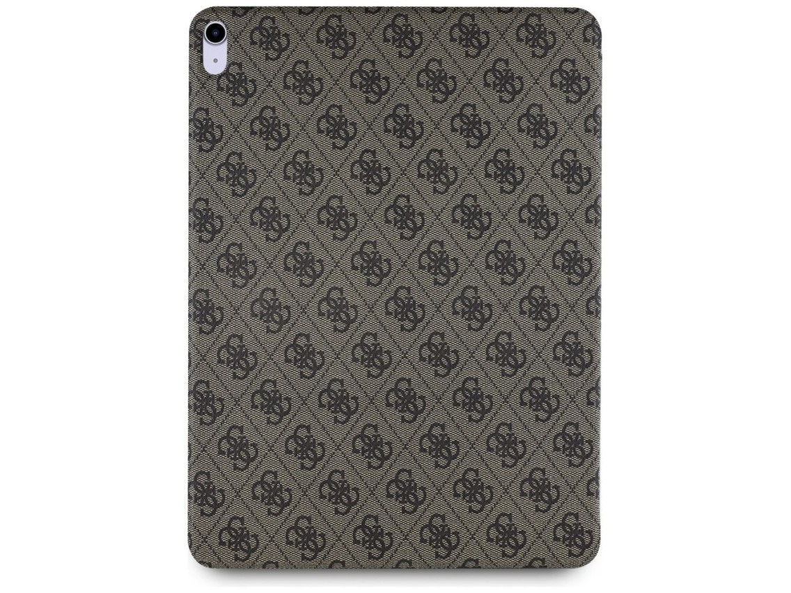 Guess GUFC13RM24PS4SGW iPad Air 13" 2024 marrón magnético 4G logotipo grande