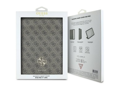 Guess GUFC11PM24PS4SGW iPad Pro 11" 2024 brown Magnetic 4G Big Logo Guess GUFC11PM24PS4SGW iPad Pro 11" 2024 brown Magnetic 4G Big Logo