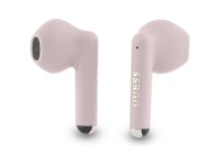 Guess Bluetooth headphones GUTWSJ14ESGP TWS + docking station pink/pink Printed Classic Logo