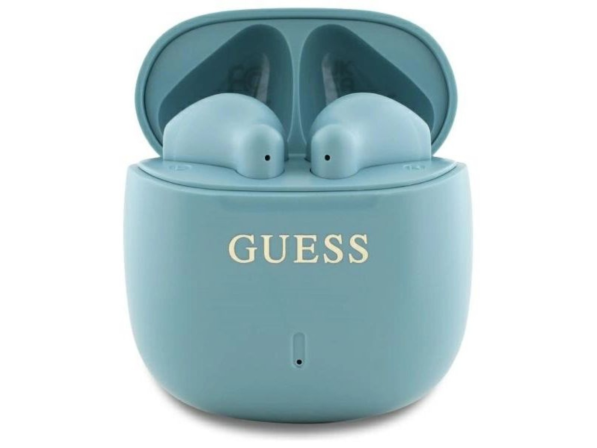 Guess Bluetooth headphones GUTWSJ14ESGQ TWS + docking station turquoise/turquoise Printed Classic Lo