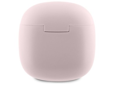 Fones de ouvido Bluetooth Guess GUTWSJ14ESGP TWS + base de carregamento rosa/rosa com logotipo cl�ss