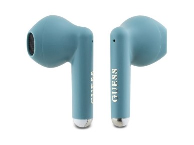 Fones de ouvido Bluetooth Guess GUTWSJ14ESGQ TWS + base de carregamento turquesa/turquesa com logoti