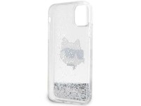 Karl Lagerfeld KLHCN61LNCHCS iPhone 11/ XR prateado/capa rígida prateada com glitter Choupette Head Karl Lagerfeld KLHCN61LNCHCS iPhone 11/ XR prateado/capa rígida prateada com glitter Choupette Head