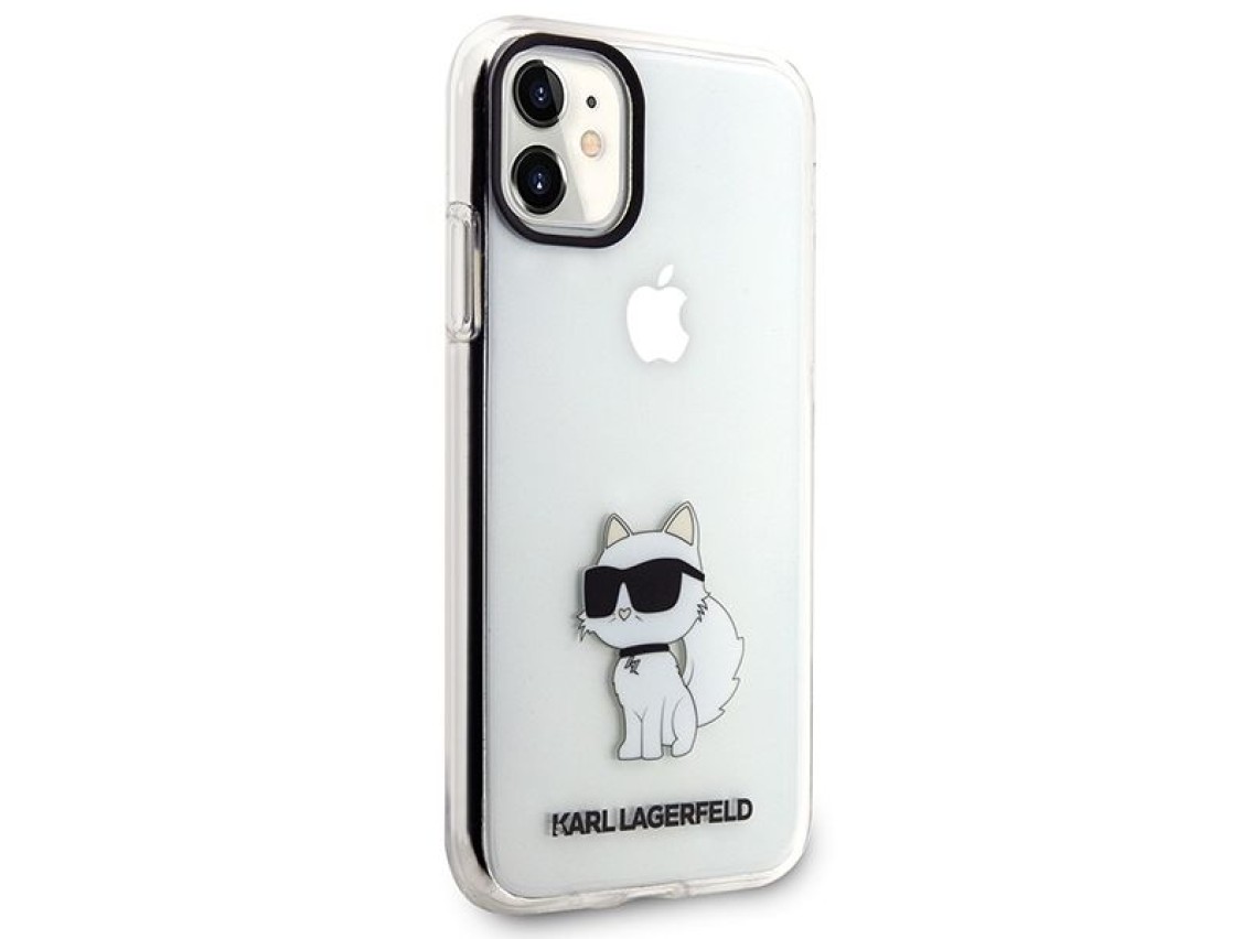 Karl Lagerfeld Ikonik Choupette Case for iPhone 11 / Xr - Transparent